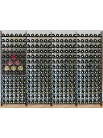 Bibliothèque métallique pour 336 bouteilles de vin ARCHITECTURE INTERIEURE DU VIN