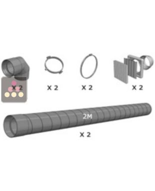 Kit de gainage standard pour climatiseur Winemaster ACI-FON203 WINEMASTER