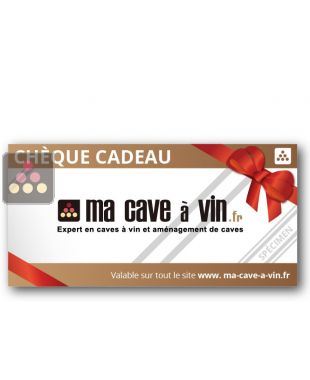 Ch&egrave;que cadeau de 1500 euros Ma Cave à Vin