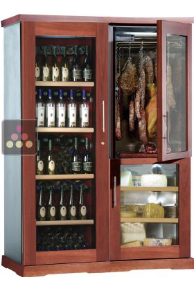 Combin&eacute; Gourmand : cave &agrave; vin, cave &agrave; charcuterie et cave &agrave; fromages
