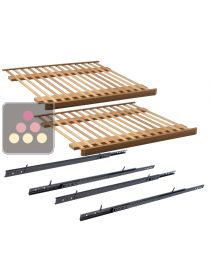 Lot de 2 Clayettes coulissantes Premium CLIMADIFF