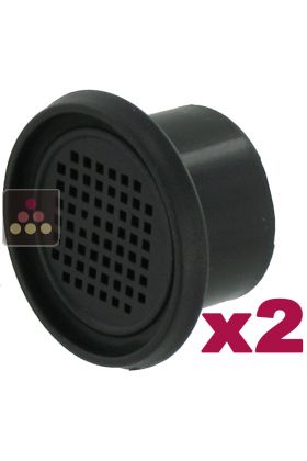 Lot de 2 filtres &agrave; charbon actif pour cave &agrave; vin VIN sur VIN