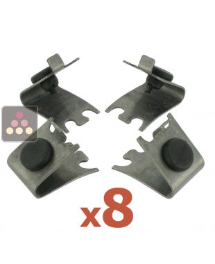 2 Lots de 4 Supports renforcés de Clayette AVINTAGE