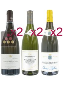 S&eacute;lection de 6 Vins Blancs - Grands Blancs de Bourgogne Sélection Vin