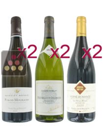 S&eacute;lection de 4 Vins Blancs et 2 Rouges - 1er Crus Blancs et Rouges de Bourgogne Sélection Vin
