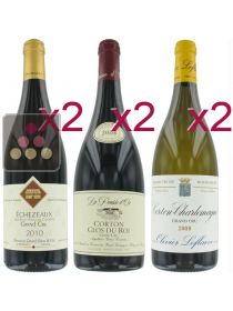 S&eacute;lection de 4 Vins Rouges et 2 Blancs - Grands Crus Bourguignons Sélection Vin