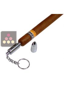 Perforeuse &agrave; cigares ovale en acier raffin&eacute; Adorini