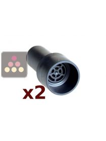 Lot de 2 filtres &agrave; charbon actif pour cave &agrave; vin Gamme Prestige et Tradition La SOMMELIERE