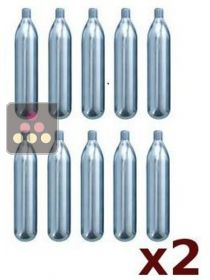 2 Lots de 10 Cartouches d'azote La SOMMELIERE