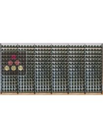 Bibliothèque métallique pour 504 bouteilles de vin ARCHITECTURE INTERIEURE DU VIN