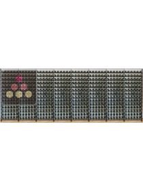 Bibliothèque métallique pour 672 bouteilles de vin ARCHITECTURE INTERIEURE DU VIN