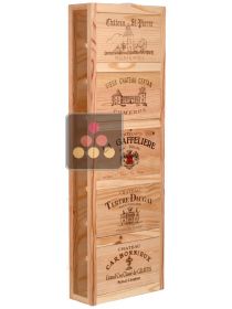 Meuble de rangement en bois 8 bouteilles CAVIDÉCO PIERRE GOUJON