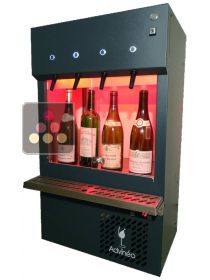 Distributeur de vin au verre 4 bouteilles Self-service avec syst&egrave;me de conservation ADVINEO
