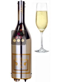 Syst&egrave;me de conservation de bouteilles de Champagne ouvertes CLASSIC LE VERRE DE VIN
