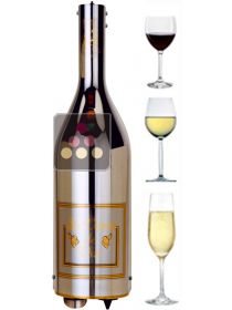 Syst&egrave;me de conservation de bouteilles de vin et de Champagne ouvertes CLASSIC LE VERRE DE VIN