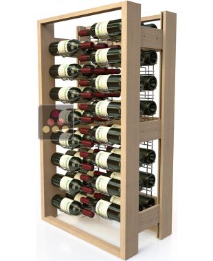 Meuble de rangement en bois pour 48 bouteilles VISIORACK