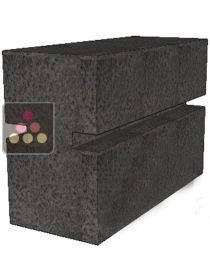 Colonne en c&eacute;ramique  RACK IN BLACK