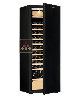 Cave à vin Multi-Usages de vieillissement et de service des vins chambrés et des vins frais - 3 températures - Clayettes coulissantes TRANSTHERM