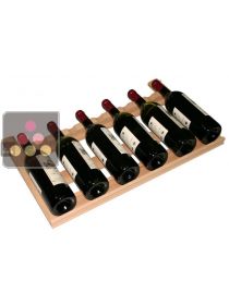 Demi-Clayette bois pour cave &agrave; vin La Sommeli&egrave;re CVDD51/LS48 La SOMMELIERE