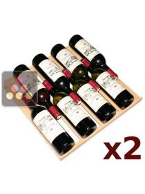 Lot de 2 Clayettes Standards pour gamme Vin&eacute;o ARTEVINO