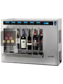 Distributeur de vin au verre mono-temp - 6 blles version Self service + syst&egrave;me de conservation WINE TASTE