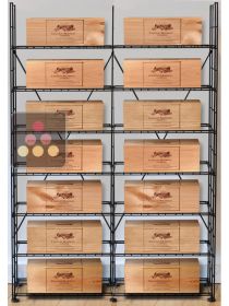 Solution de rangement pour 14 caisses de vins ARCHITECTURE INTERIEURE DU VIN