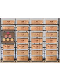 Solution de rangement pour 28 caisses de vins ARCHITECTURE INTERIEURE DU VIN