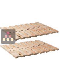 Lot de 2 Clayettes Stockage Collector R&eacute;versible Bordeaux / Bourgogne CLIMADIFF