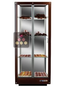 Vitrine 3 faces réfrigérée pour la conservation des chocolats CALICE DESIGN
