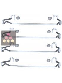 Lot de 4 potences Chain My Wine pour fixation murale ou au plafond CHAIN MY WINE