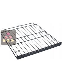 Clayette de stockage en fil d'acier avec fronton bois  CLIMADIFF