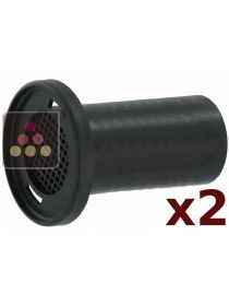 Lot de 2 filtres &agrave; charbon actif pour cave &agrave; vin Climadiff de largeur 630mm CLIMADIFF