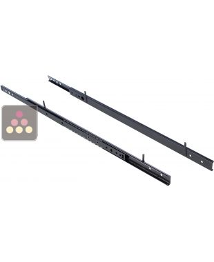 Lot de 2 rails pour une clayette coulissante AVINTAGE