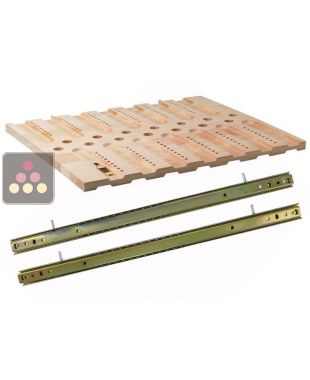 Clayette Coulissante Collector R&eacute;versible Bordeaux / Bourgogne AVINTAGE