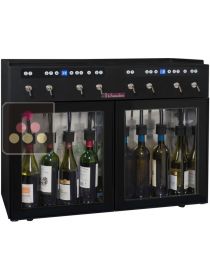 Distributeur de vin au verre 2 Températures 8 bouteilles avec système de conservation La SOMMELIERE