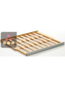 Clayette de stockage en bois massif avec fronton métallique pour cave à vin Dometic DOMETIC