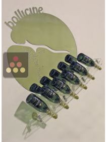Porte-Bouteilles mural en plexiglas pour 6 bouteilles de champagne SOBRIO