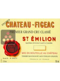 Vins Rouge Figeac - Saint Emilion 1er Grand Cru class&eacute; B - 2007 0,75 L  Sélection Vin