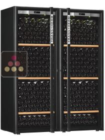 Combiné de 2 caves à vin Mono-Température de vieillissement et/ou de service TRANSTHERM