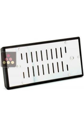 Humidificateur argent&eacute; avec syst&egrave;me de ventilation ajustable