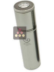 Tube &agrave; cigares rond aluminium 3 &agrave; 4 cigares argent&eacute; Ma Cave à Cigares