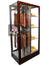 Vitrine 4 faces r&eacute;frig&eacute;r&eacute;e de conservation ou de service des fromages et des charcuteries CALICE