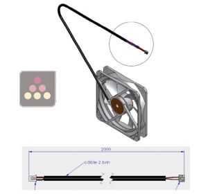 Ventilateur extraction air chaud pour cave encastrée TRANSTHERM