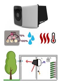Climatiseur de cave jusqu'à 48m3 - Traversée de mur - Froid, humidification et chauffage FRIAX