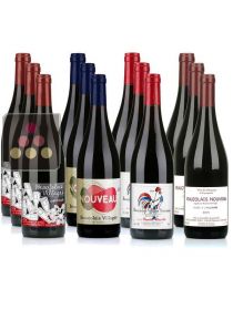 Lot de 12 bouteilles de Vin Rouge - Beaujolais Nouveau - 2022 0,75 L  Sélection Vin