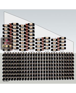 Aménagement mural pour 360 bouteilles VISIORACK