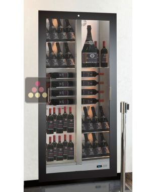 Vitrine à vin encastrable multi-températures - Équipement mixte - P36cm CALICE DESIGN