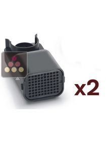 Lot de 2 filtres à charbon actif pour caves à vin LIEBHERR