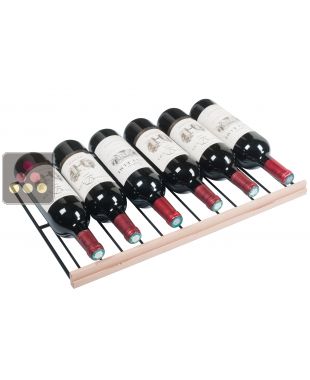 Demi-Clayette de stockage en fil d'acier avec fronton bois pour cave Climadiff CLIMADIFF