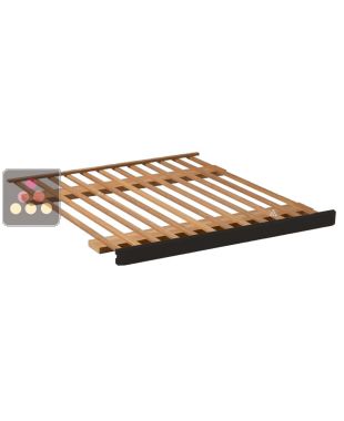 Clayette de stockage en bois à fronton noir pour cave à vin Le Chai LMV1900 LE CHAI